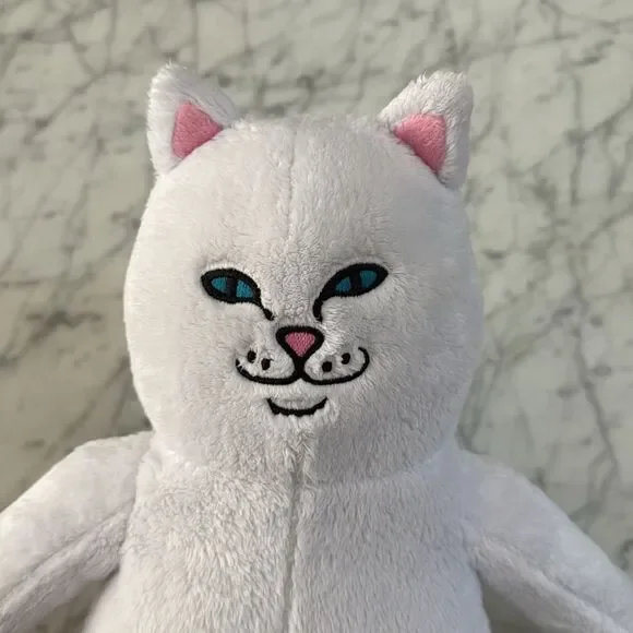 Ripndip Lord Nermal Middle Finger Cat Plushie - Picture 2 of 7